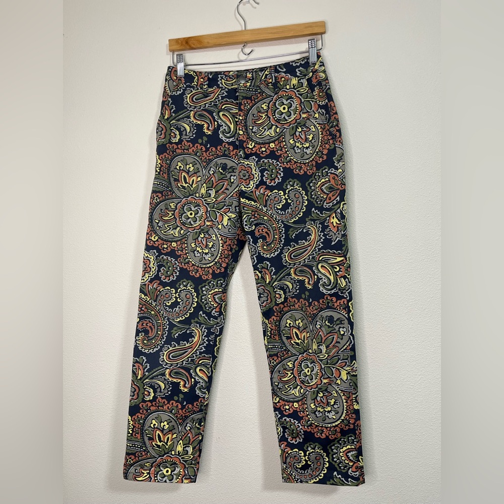 X RVCA Paisley Crop Pant Size 28